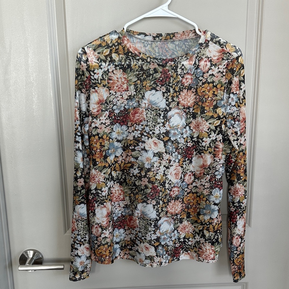 Floral Long Sleeve Blouse